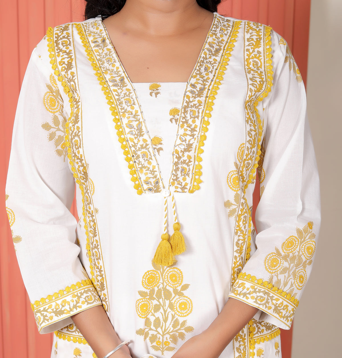 Women Printed Cotton A-Line Kurta Set with Dupatta